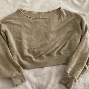 Free people cropped sweater